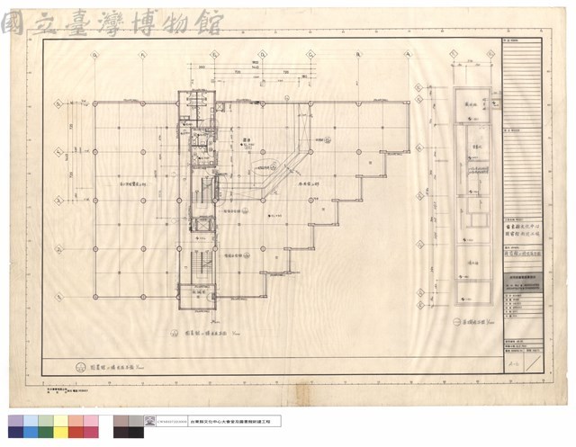 圖書館二樓夾層平面藏品圖，第1張