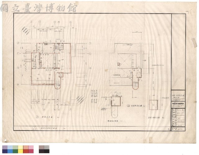 肆層平面 屋頂層平面藏品圖，第1張