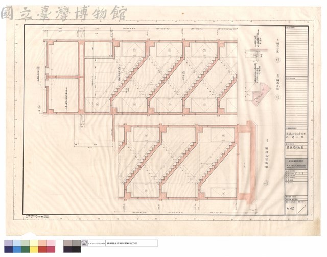 樓梯間剖面圖藏品圖，第1張