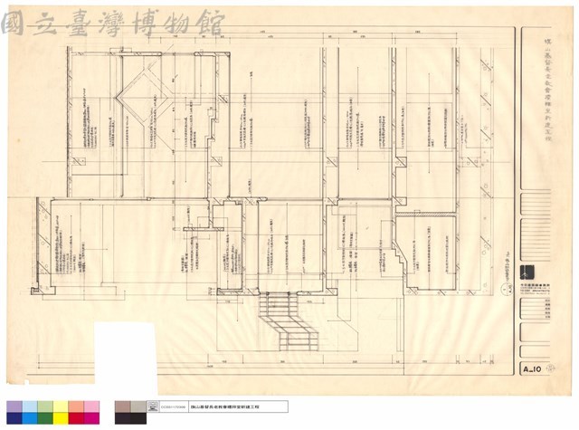 入口及隔音室剖面藏品圖，第1張