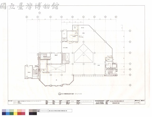 圖書館貳樓平面圖藏品圖，第1張