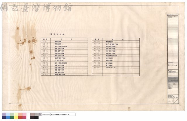 圖號索引表藏品圖，第1張