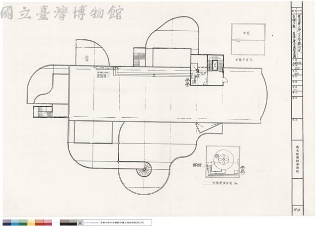 空調工程─屋頂水管平面佈置圖藏品圖，第1張