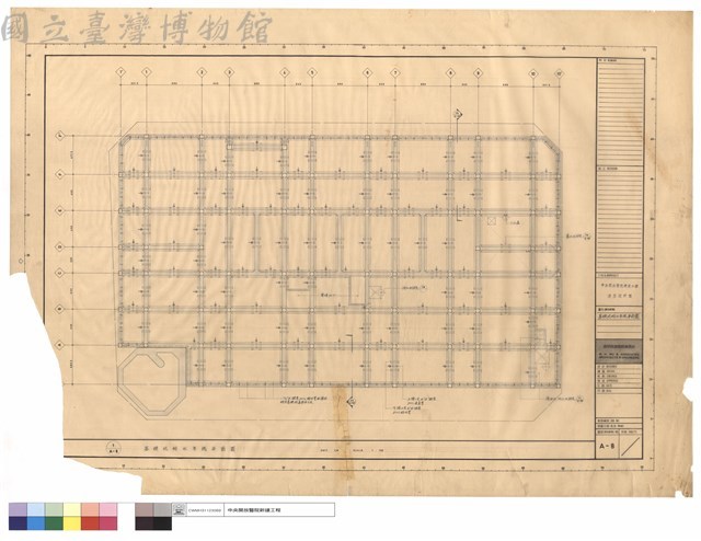 基礎坑排水系統平面圖藏品圖，第1張