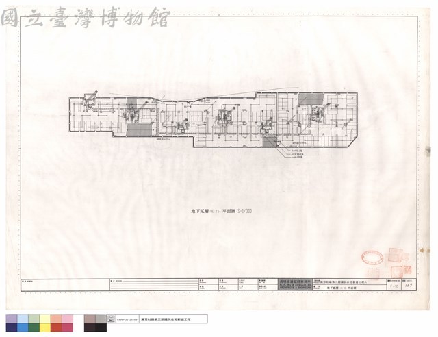 地下貳層消防平面圖藏品圖，第1張