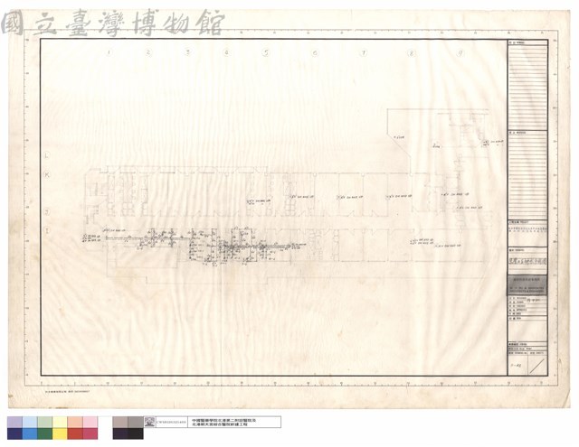柒層B區排水平面圖藏品圖，第1張