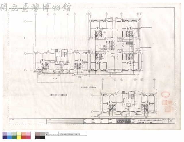 C棟地面層排水平面圖藏品圖，第1張