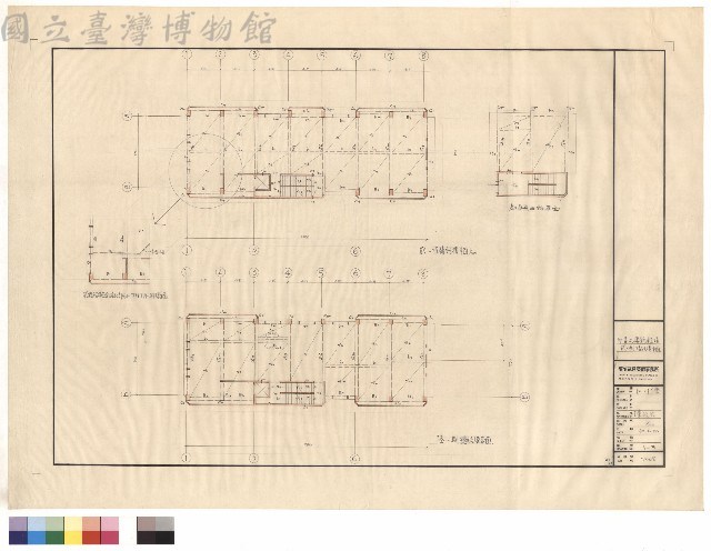 貳～捌樓結構平面藏品圖，第1張