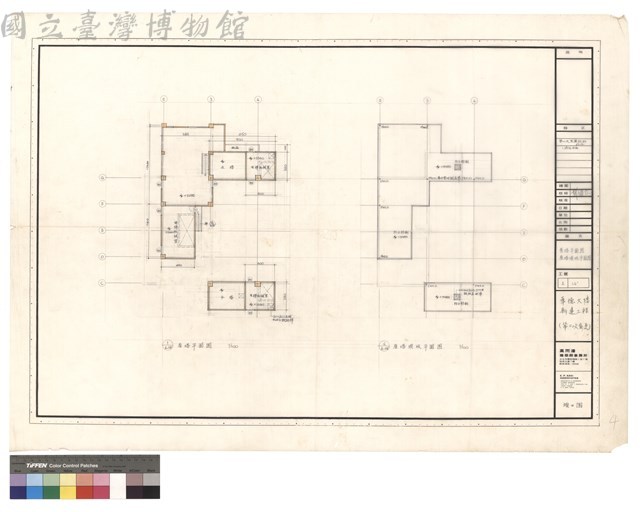 屋塔平面圖 屋塔頂坂平面圖藏品圖，第1張