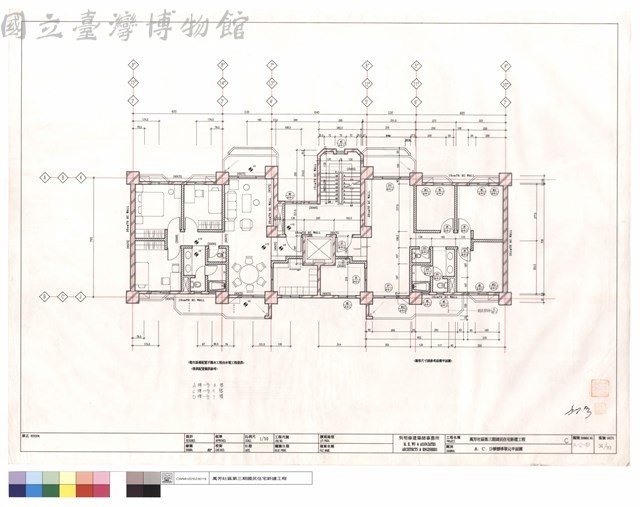 A,C,D棟標準單元平面圖藏品圖，第1張