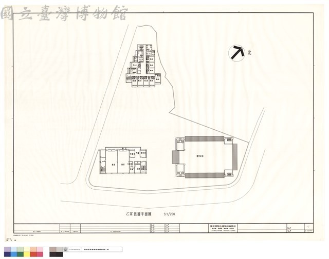 伍層平面圖(乙案)藏品圖，第1張