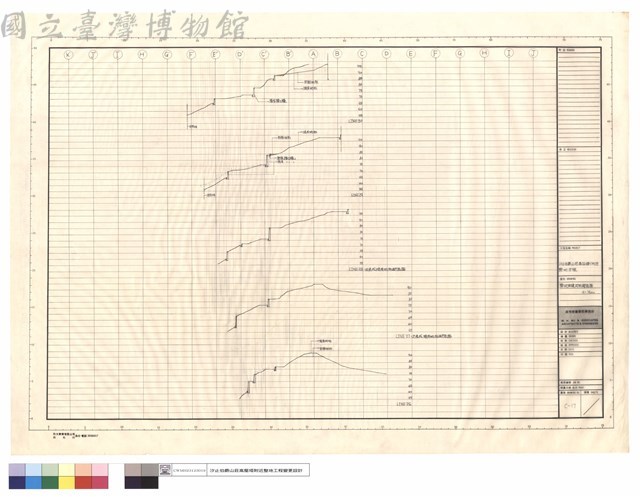 整地前後地形斷面圖藏品圖，第1張