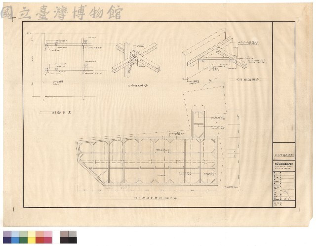 地下室安全措施平面示意藏品圖，第1張