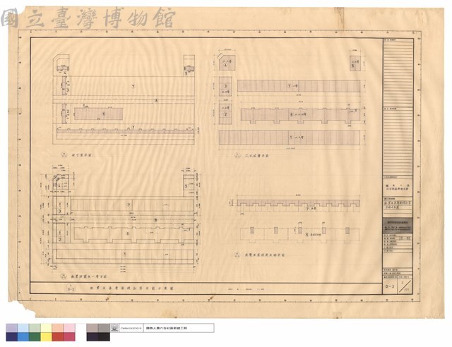 配置及各層面積計算、平面示意圖藏品圖，第1張