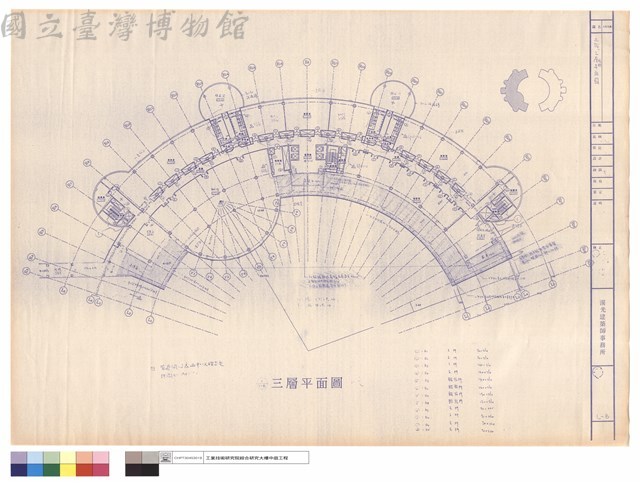 三館三層植栽平面圖藏品圖，第1張