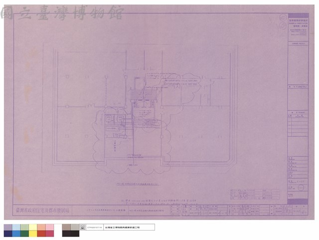 地下一樓配電室設備及幹線設備平面圖藏品圖，第1張