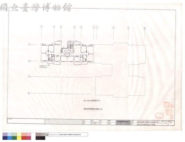 D棟拾至拾參層電氣平面圖藏品圖，第1張