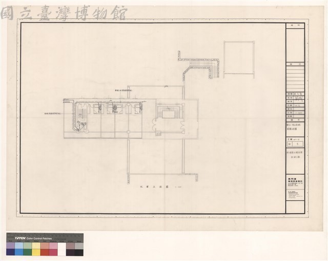 排水.污水系統 貳層平靣圖藏品圖，第1張