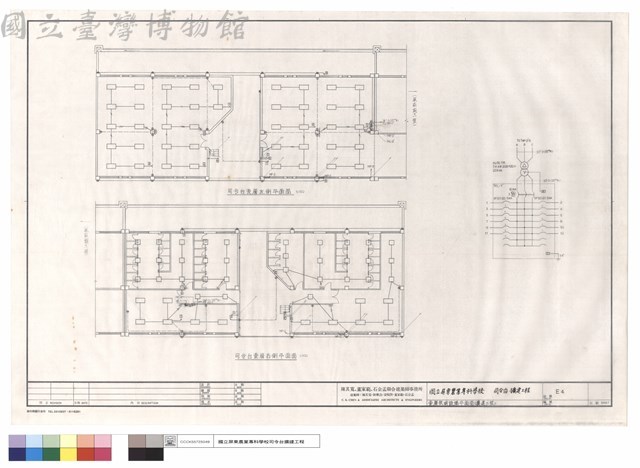 壹層照明設備平面圖(擴建工程)藏品圖，第1張