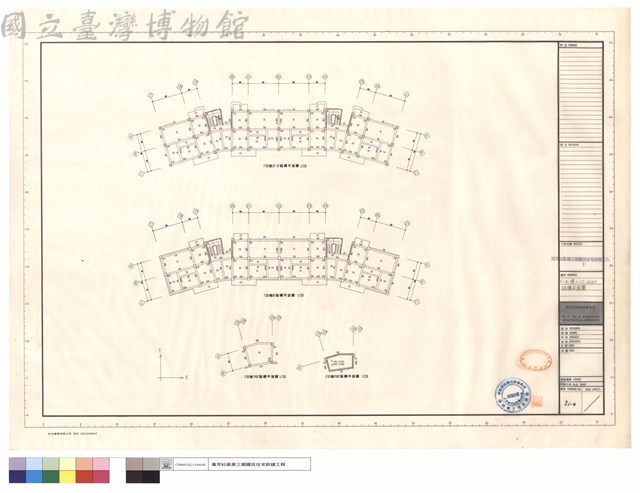 F(B)棟3~5F,RHRF結構平面圖藏品圖，第1張