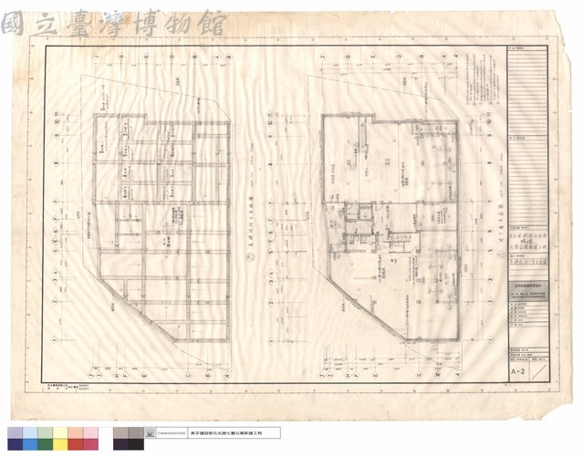 基礎坑及地下層平面圖藏品圖，第1張