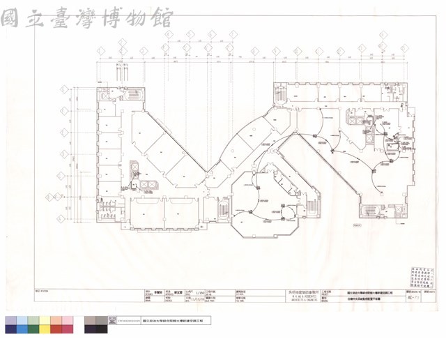 伍樓中央系統監控配置平面圖藏品圖，第1張