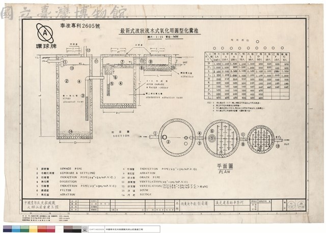 化糞槽平面圖藏品圖，第1張
