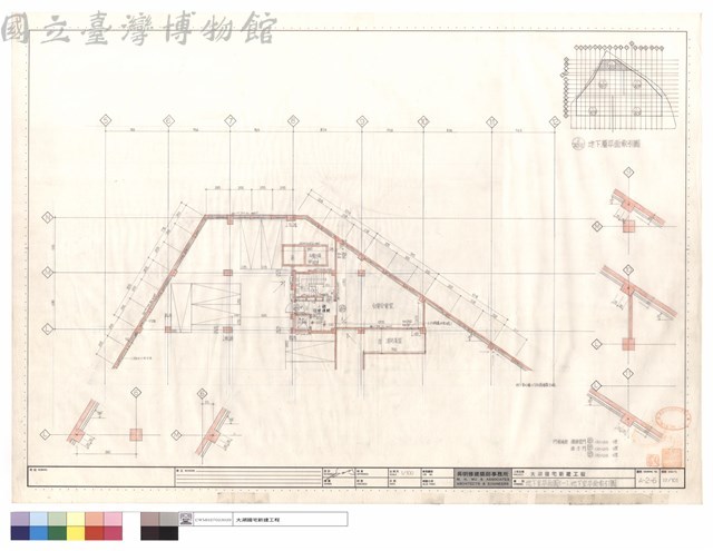 地下室平面圖(一),地下室平面索引圖藏品圖，第1張