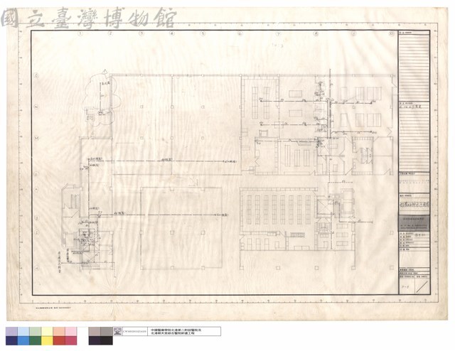 地下層B區排水平面圖藏品圖，第1張