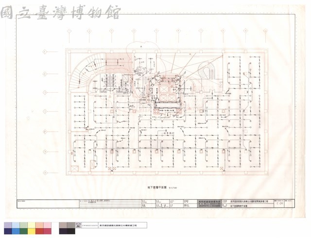 地下壹層電燈平面圖藏品圖，第1張