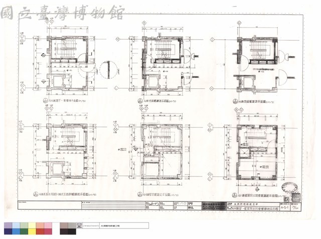 A,H棟BF~屋頂突出物壹層樓梯平面圖藏品圖，第1張