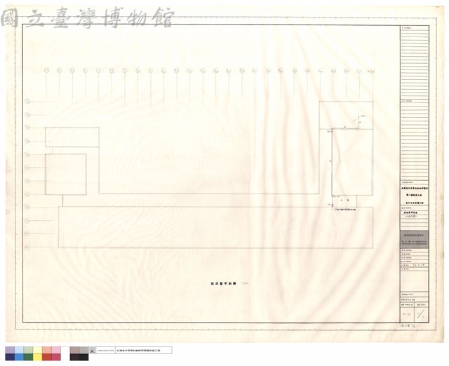 屋頂層平面圖(行政大樓)藏品圖，第1張