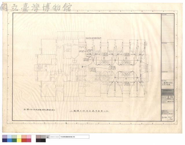 二樓護士呼叫系統平面圖藏品圖，第1張