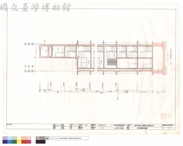 C棟D棟樓梯剖面圖藏品圖，第1張