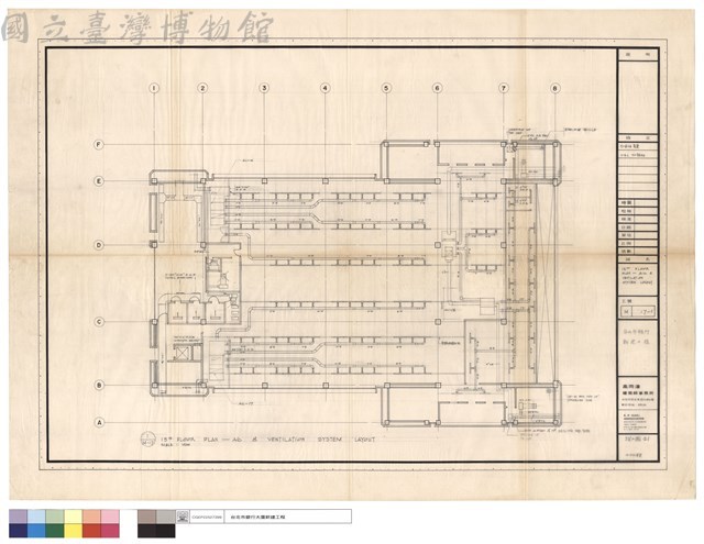 13 TH. FLOOR PLAN - A/C & VENTILATION SYSTEM LAYOUT藏品圖，第1張