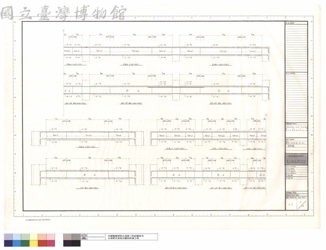 梁B3,B8,B9,B10,B12,B11配筋圖藏品圖，第1張
