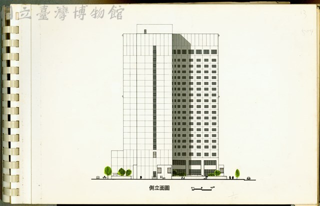 側立面圖藏品圖，第1張