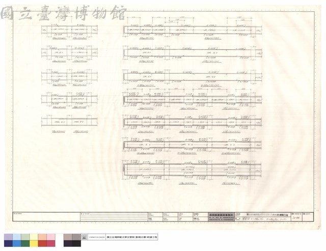 梁配筋R~7G60，G'60，R~1G61，G68，7~1G'61藏品圖，第1張