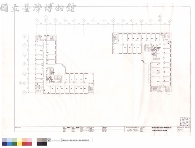 拾伍樓中央系統監控配置平面圖藏品圖，第1張