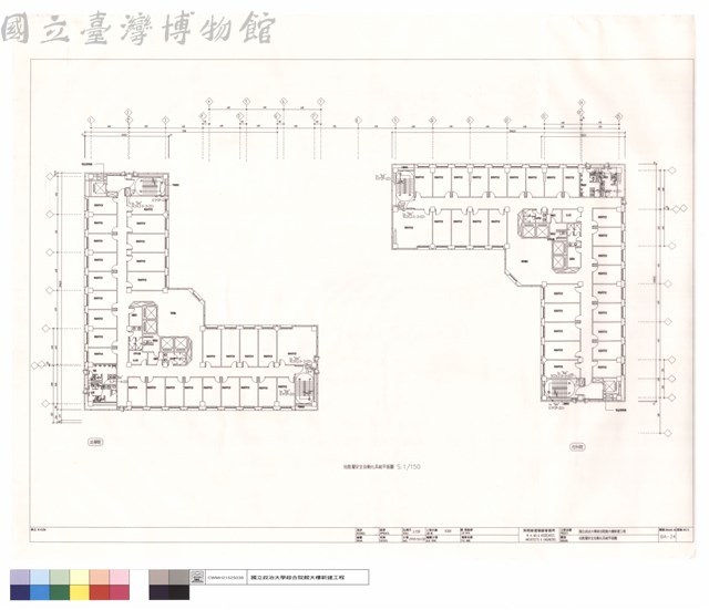 拾陸層安全自動化系統平面圖藏品圖，第1張