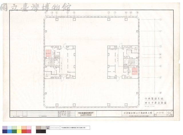 中央監控系統四至十層平面圖藏品圖，第1張