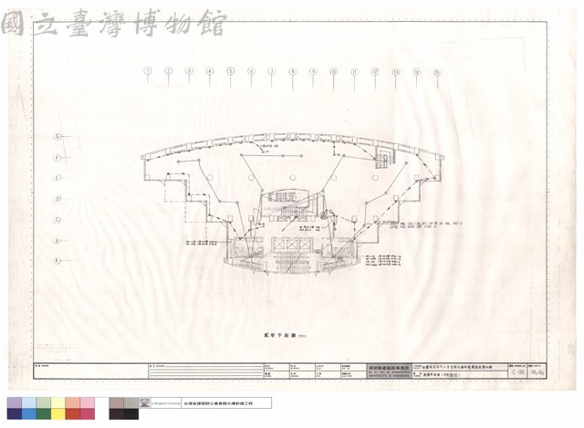 貳層平面圖(中央監控)藏品圖，第1張