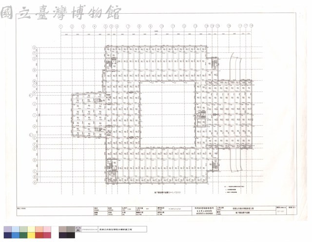 地下層結構平面圖藏品圖，第1張