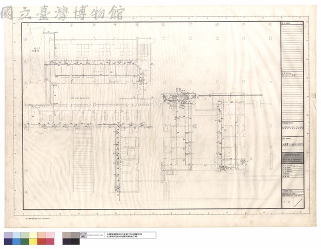 地面層C區排水平面圖藏品圖，第1張