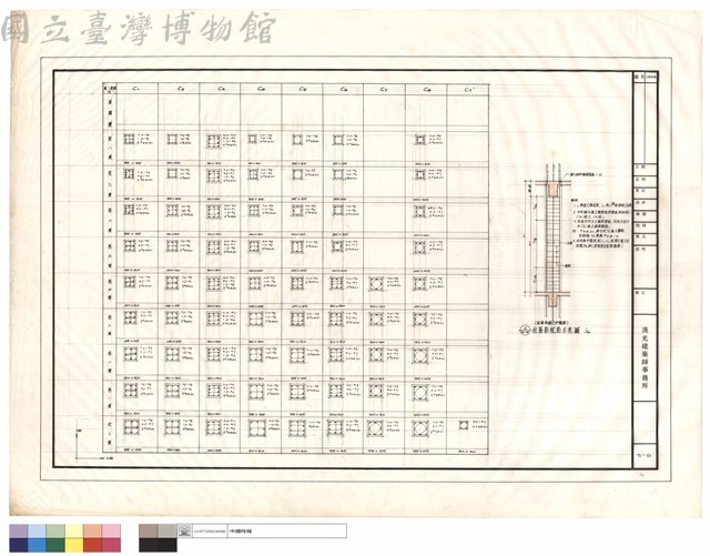 柱箍筋配筋示意圖藏品圖，第1張