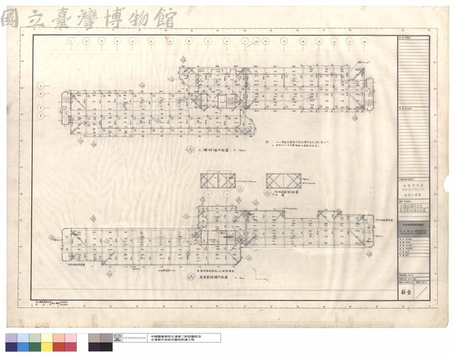 七樓及屋頂層結構平面圖藏品圖，第1張
