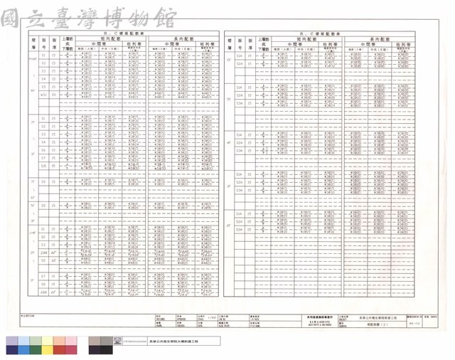版配筋圖(2)藏品圖，第1張