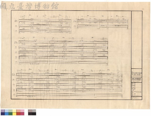 B17-B21a,B25-B28 配筋藏品圖，第1張