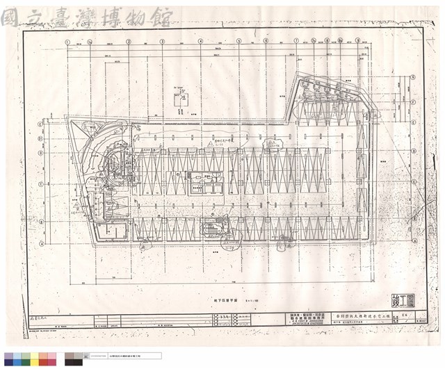 地下伍層電氣設備工程平面圖藏品圖，第1張