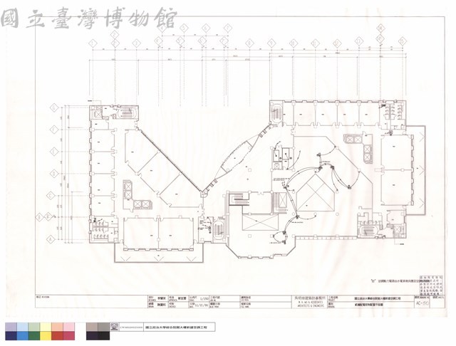 貳樓配電控制配置平面圖藏品圖，第1張